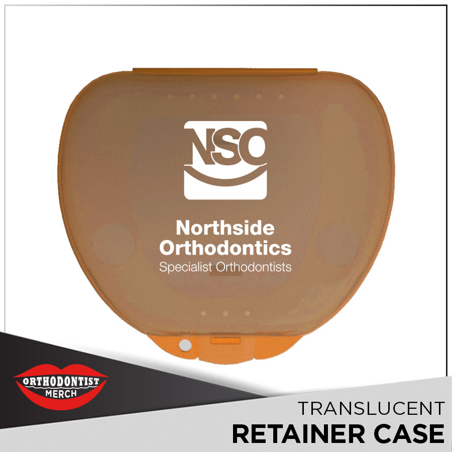 Retainer cases BPA Free Translucent colour OrthordontistMerch