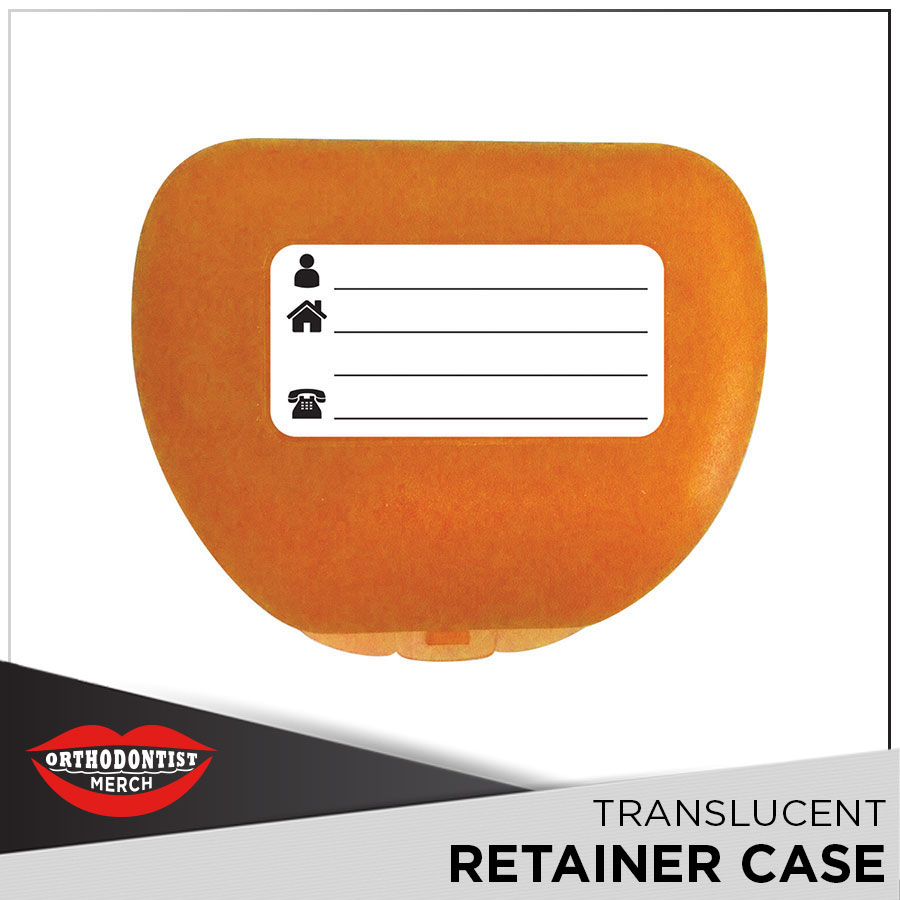 Retainer cases BPA Free Translucent colour OrthordontistMerch