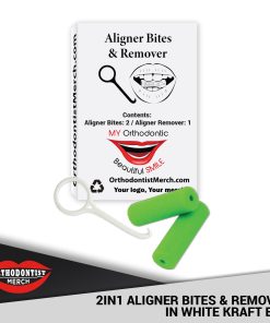 2in1 - Aligner Bites & Remover in Custom CMYK Printed Cardboard Box <span class="imageintitle" data-title="Worldwide Delivery"><img src="https://www.orthodontistmerch.com/wp-content/uploads/2019/08/WWD-PNG-1.png"  width="45px" /></span> <span class="imageintitle" data-title="TGA Approved"><img src="https://www.orthodontistmerch.com/wp-content/uploads/2018/10/TGA-60px.jpg" width="80px" /></span>