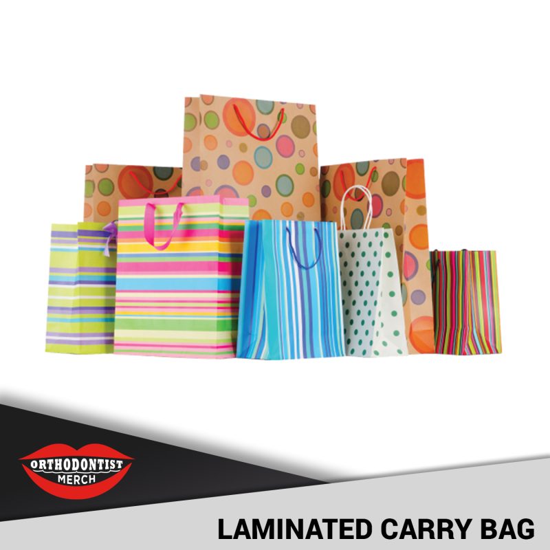 Laminated Carry Bags OrthodontistMerch