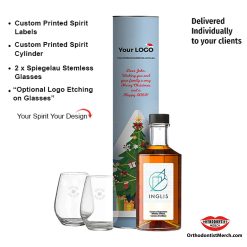 Package D: Australian Spirits With Custom Printed Logo Labels – Packed In Printed Cylinders + 2 Spiegelau Stemless Glasses Branded <span class="imageintitle" data-title="Australia Wide Delivery"><img src="https://www.orthodontistmerch.com/wp-content/uploads/2023/07/au1.png" width="45px" /></span>