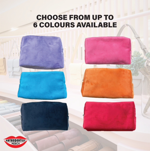 100134 - Microfiber Plush Toiletry Bag - Unisex <span class="imageintitle" data-title="Worldwide Delivery"><img src="https://www.orthodontistmerch.com/wp-content/uploads/2019/08/WWD-PNG-1.png" Title="hover title" alt="Alt Title" width="45px" /></span> - Image 5