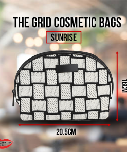 100142 - The Grid Toiletry Bag - Sunrise