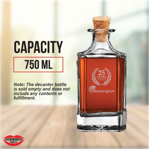 100187 - The Roma Decanter Bottle 750ml - With Fulfillment - Image 5