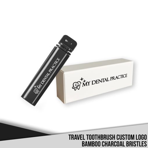 100224 - Travel Toothbrush Custom Logo Bamboo Charcoal Bristles - Image 11