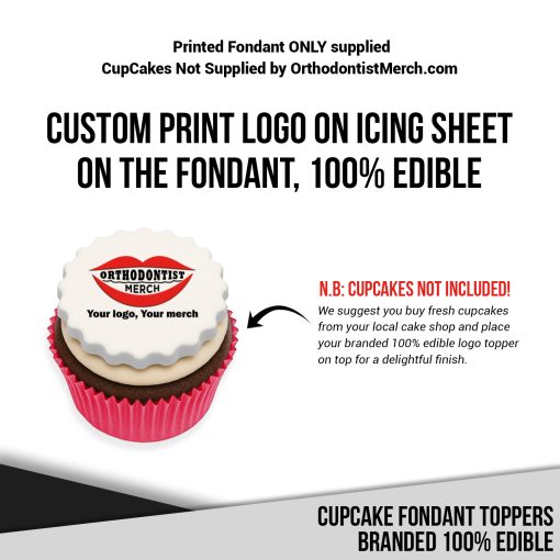 100225 – Cupcake Fondant Toppers Branded 100% Edible - Image 5