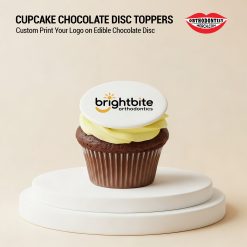 100226 – Cupcake Chocolate Disc Toppers Branded 100% Edible <span class="imageintitle" data-title="AU Delivery"><img src="https://www.orthodontistmerch.com/wp-content/uploads/2023/07/au1.png" width="45px" /></span>