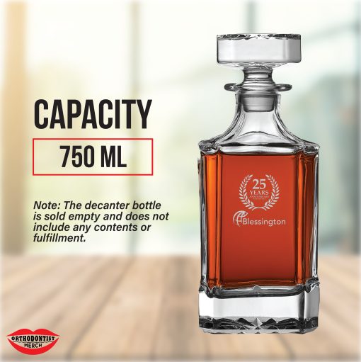 100186 - The Roma Decanter Bottle 750ml - Image 4