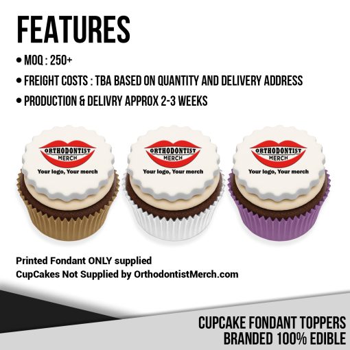 100225 – Cupcake Fondant Toppers Branded 100% Edible - Image 6