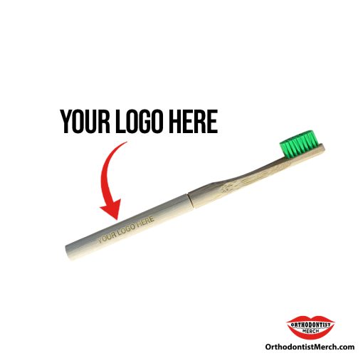 100239 - Bamboo toothbrush with a circular-shaped handle <span class="imageintitle" data-title="Worldwide Delivery"><img src="https://www.orthodontistmerch.com/wp-content/uploads/2019/08/WWD-PNG-1.png" Title="Worldwide Delivery" width="45px" /></span>