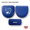 100024-B - Retainer Cases: BPA Free - Matt Finish Surface <span class="imageintitle" data-title="Worldwide Delivery"><img src="https://www.orthodontistmerch.com/wp-content/uploads/2019/08/WWD-PNG-1.png" Title="hover title" alt="Alt Title" width="45px" /></span>